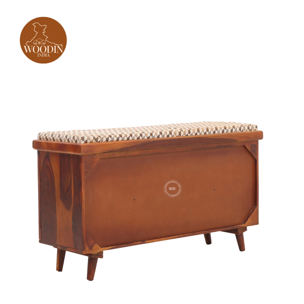 4 Kalvin Shoe Rack (Honey Finish)