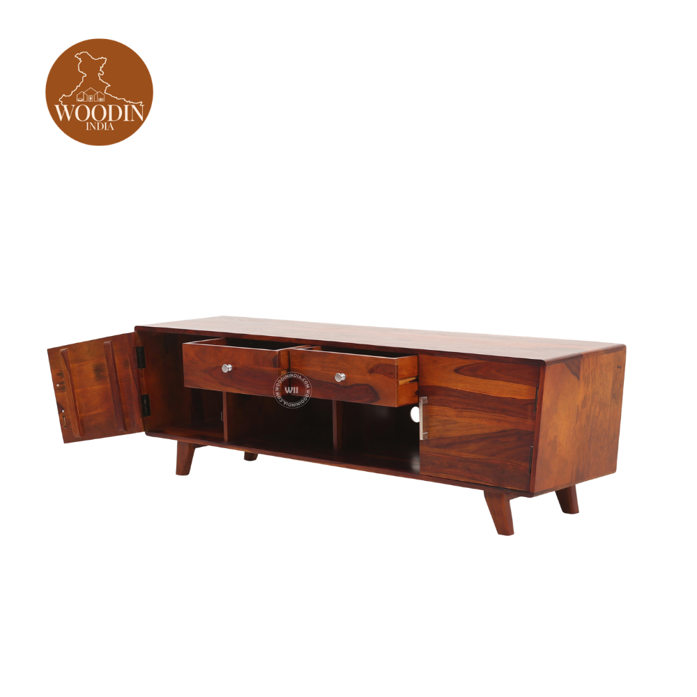 2 Milo Tv Unit (Honey Finish)