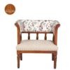3 Roy Bench Set With Back Rest (Cotton, Printed fabric)