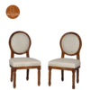 Zina Dining Chair With Fabric (Honey Finish)