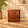 Maria Bedside Table (Honey Finish) Maria Bedside Table (Honey Finish)