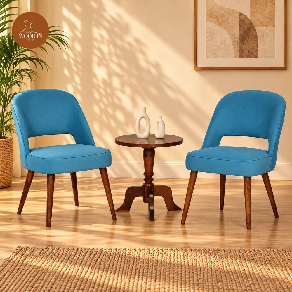 Mazia Premium Velvet Upholstered Chair for Living