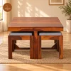Noise Coffee Table Set (Honey Finish)