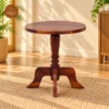 Triler Round Side Table (Honey Finish) Triler Round Side Table (Honey Finish)