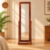 Wolley Full Length Dressing Mirror (Honey Finish)
