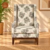 Zone Wingback Chair (Cotton fabric)
