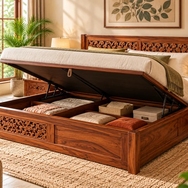 Bed With Storage Box